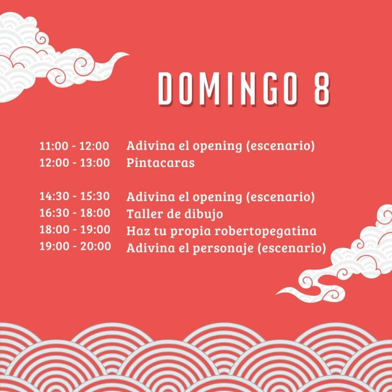 Actividades Club Anime Domingo 8