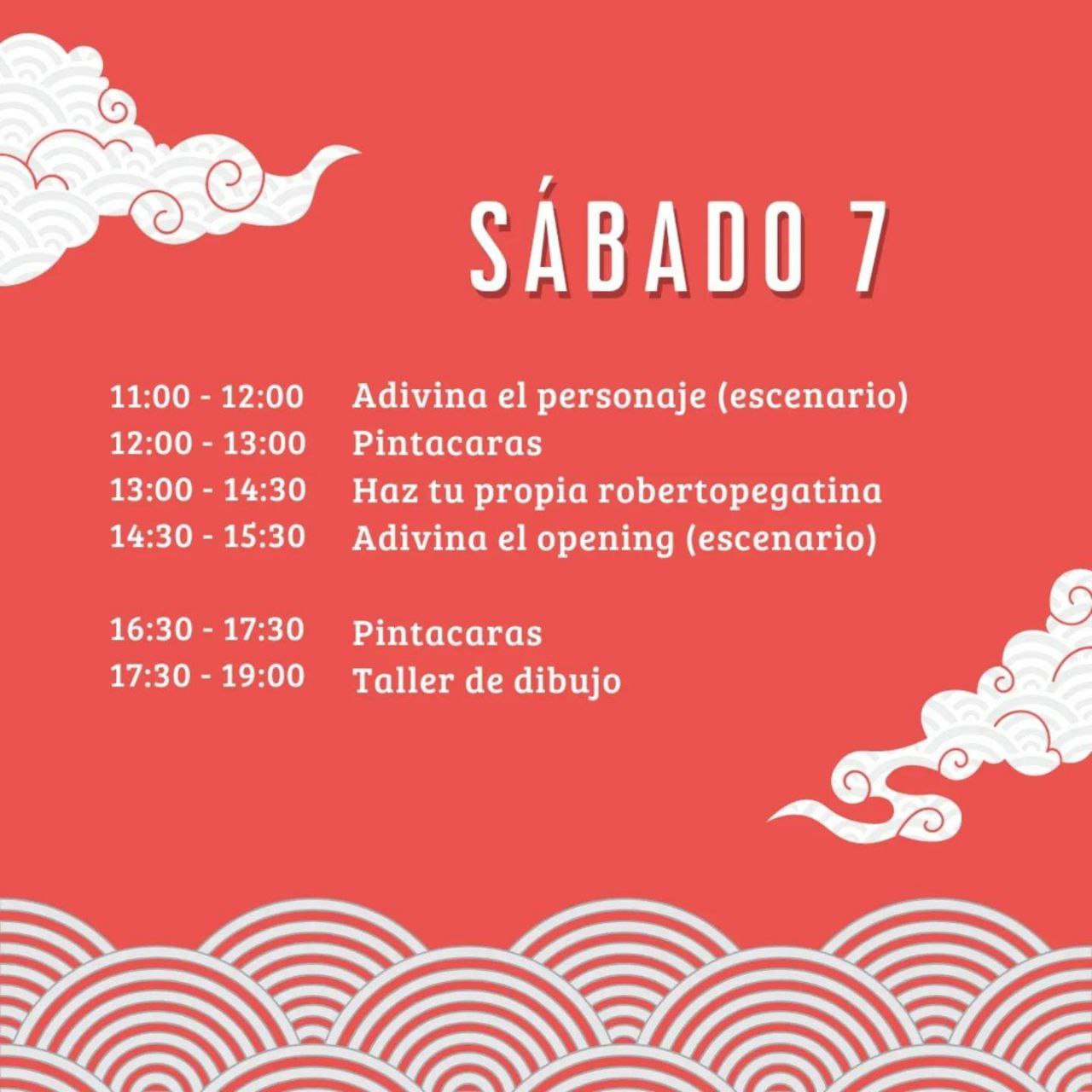 Actividades Club Anime Sabado 7