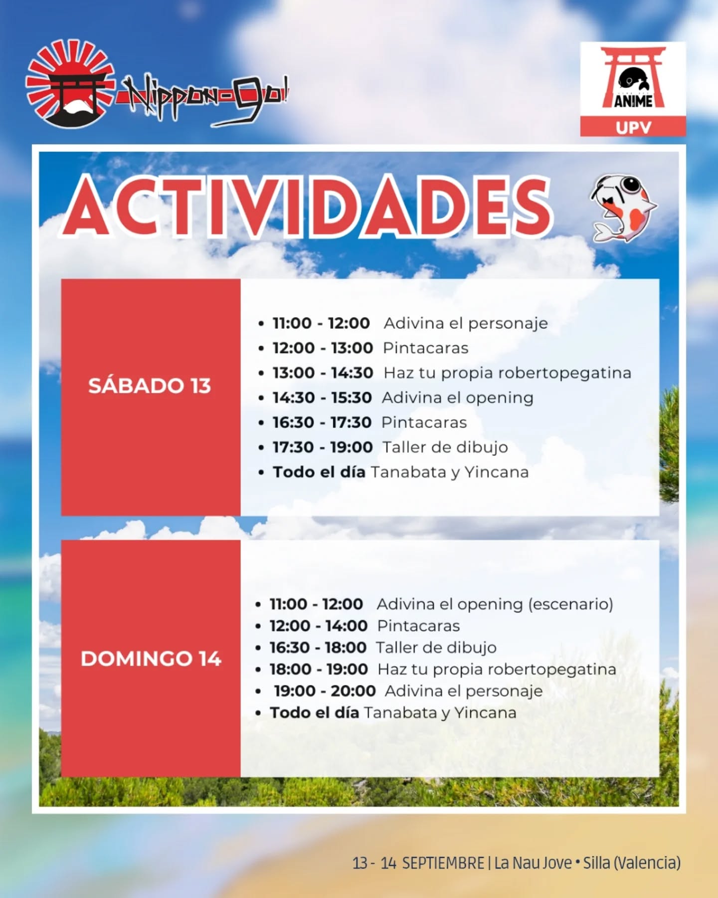 horario club anime